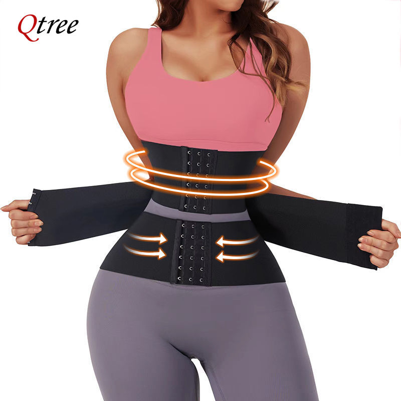 Shapewear Bodysuit Firm - Qtree Verbeterde Taille Trainer Snatch Up