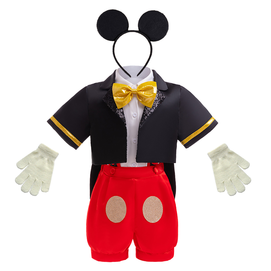 Boyshort Underwear - Kids Boys Cartoon Mouse Cosplay Kostuum