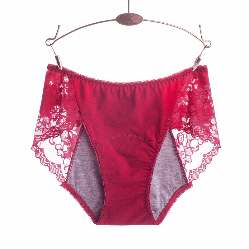 Period Panty Absorbent - 3XL Grote Maat Sexy Kant Absorberen