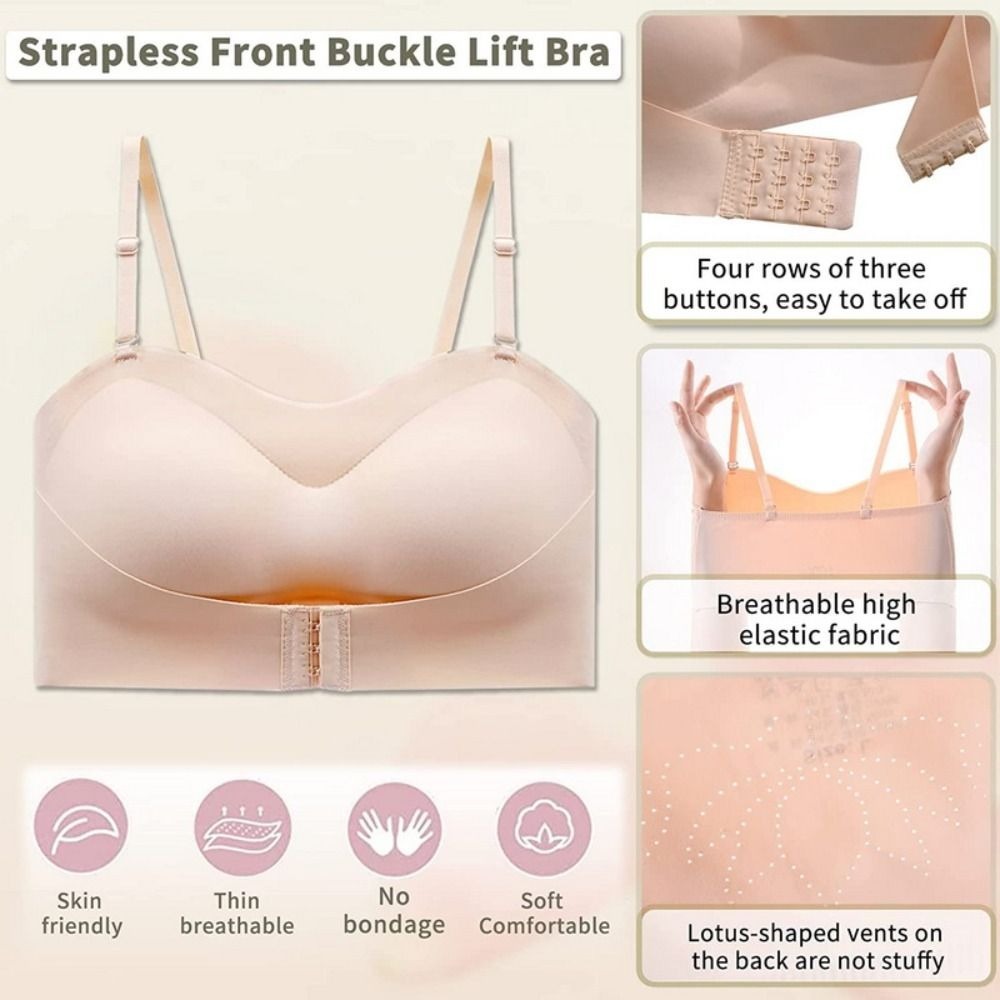 Bralette Wireless Soft - Zachte push-up strapless onzichtbare bh antislip