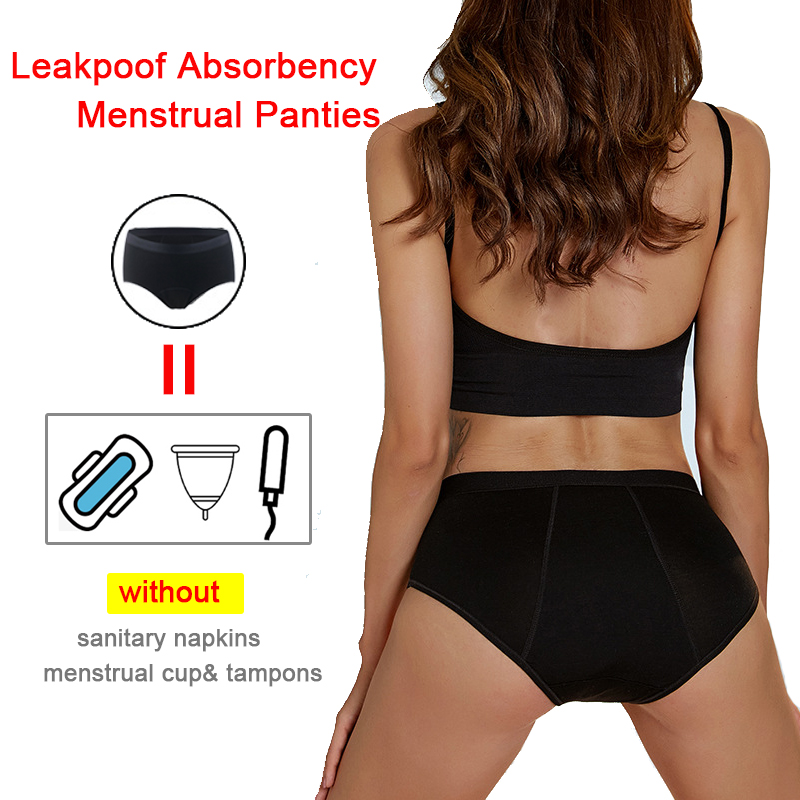Period Panty Absorbent - 3 Stuks Heavy Flow Menstruatie Slipje
