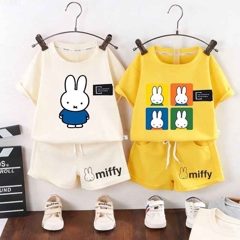 Boyshort Underwear - Miffys Konijn Kinderen Korte Mouw T-shirt
