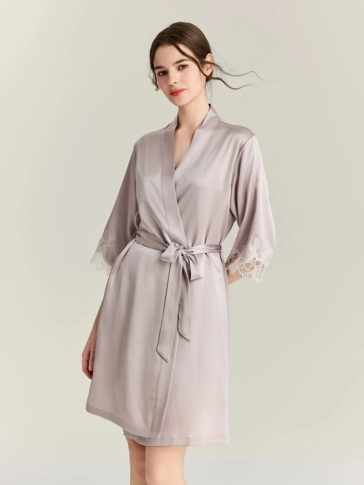 Robe Silk Women - 22MM 100% Moerbei Zijde Robe Gown