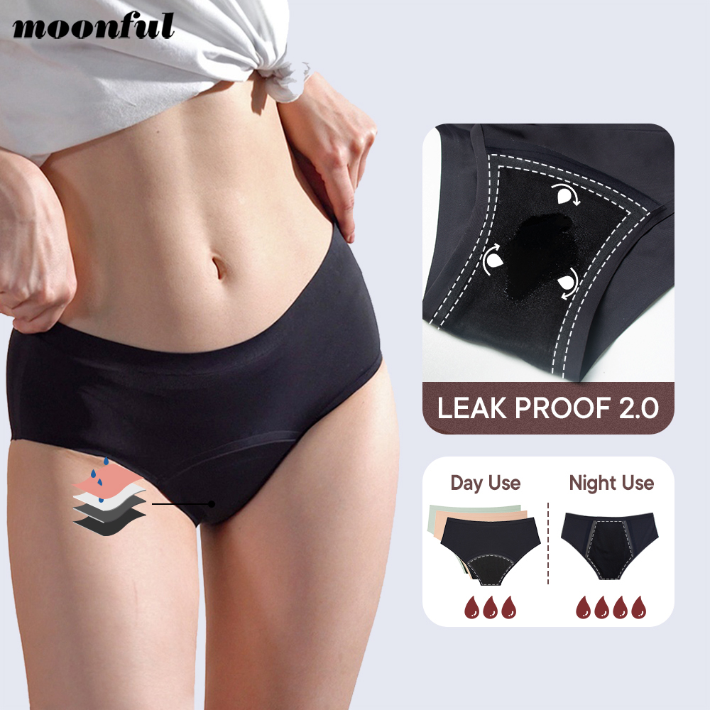 Period Panty Absorbent - Naadloze Menstruatie Slipje Vrouw Overvloedige Flow