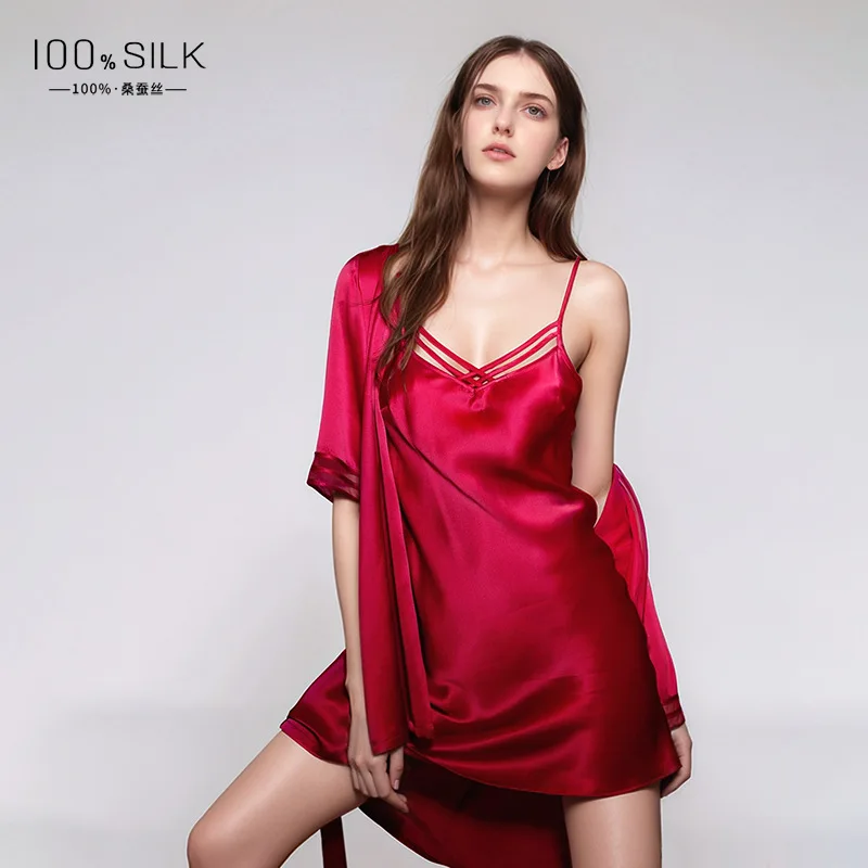 Robe Silk Women - 19MM 100% Moerbei Zijde Robe Gown