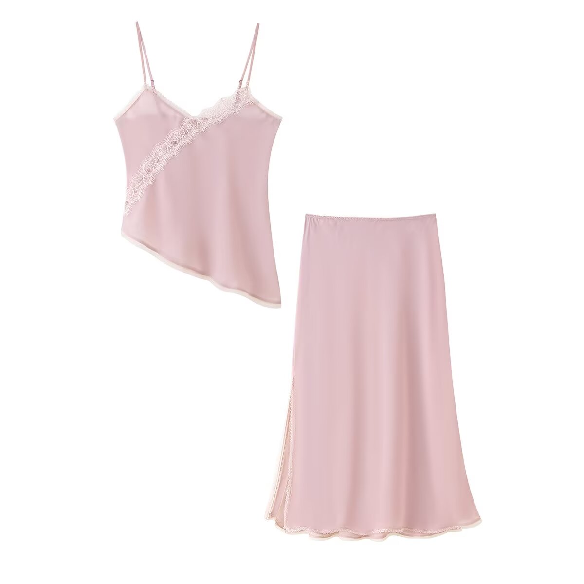 Cami Top Lace - Tidalyf 2025 Dames Roze Cami Top