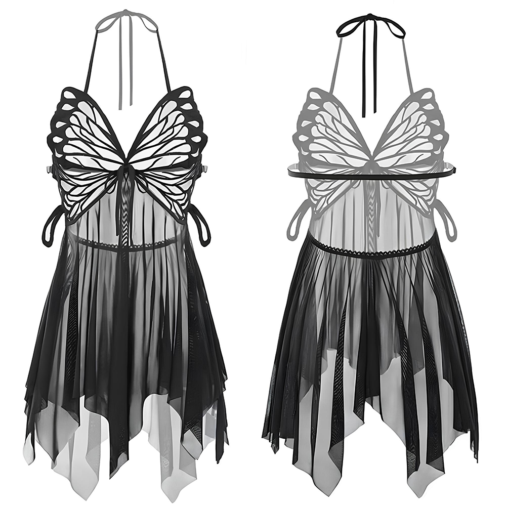 Babydoll Chemise Night - Dames Chemise Nachtjapon Porno Nachtkleding V-hals
