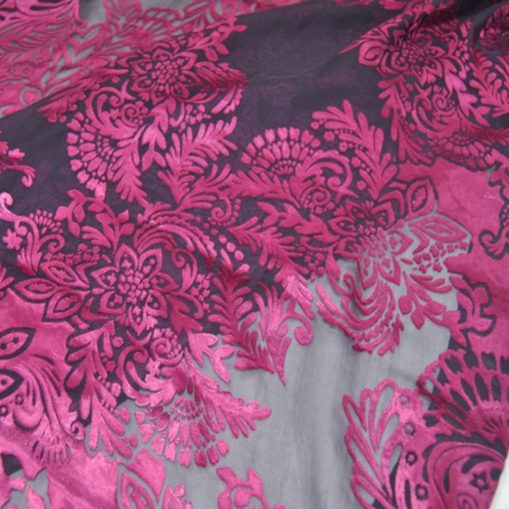 Modevolle grote roze bloemenpr - Robe Silk Women recensie en prijs