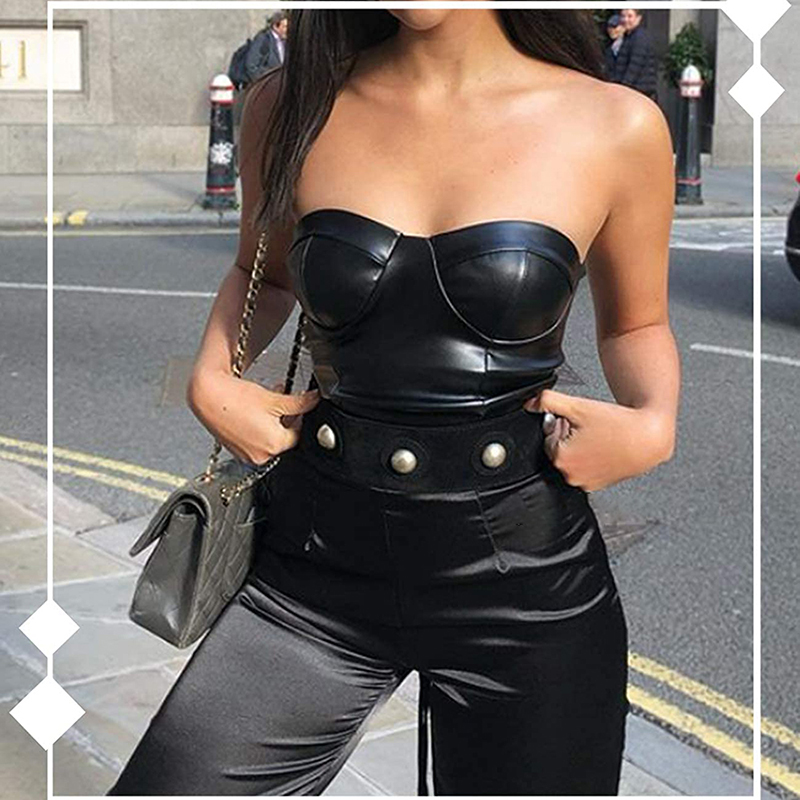 Vrouwen Lederen Corset Bustier - Corset Waist Cinch recensie en prijs