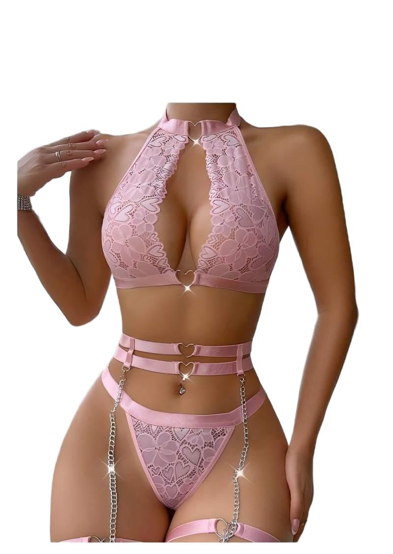 Sexy lingerie set push-up kant - Push Up Bra Padded recensie en prijs