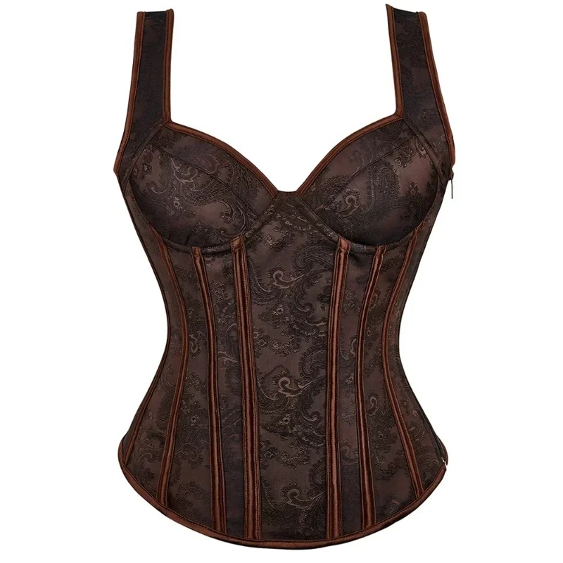 Dames corsettop met bloemenpri - Shapewear Bodysuit Firm recensie en prijs