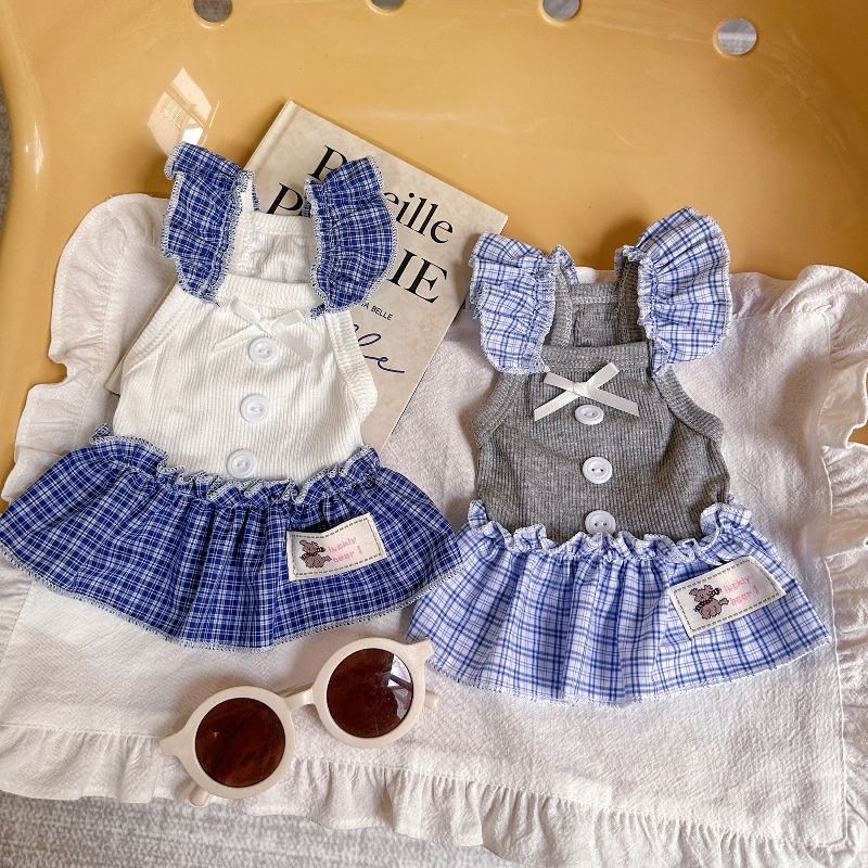 Hondenjurk zomer vest geruite  - Lace Teddy Lingerie recensie en prijs