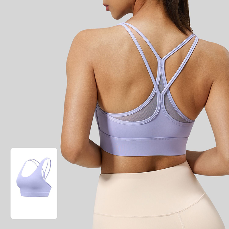 2026 Nieuwe Sexy Mesh Cross Ba - Sports Bra High Impact recensie en prijs