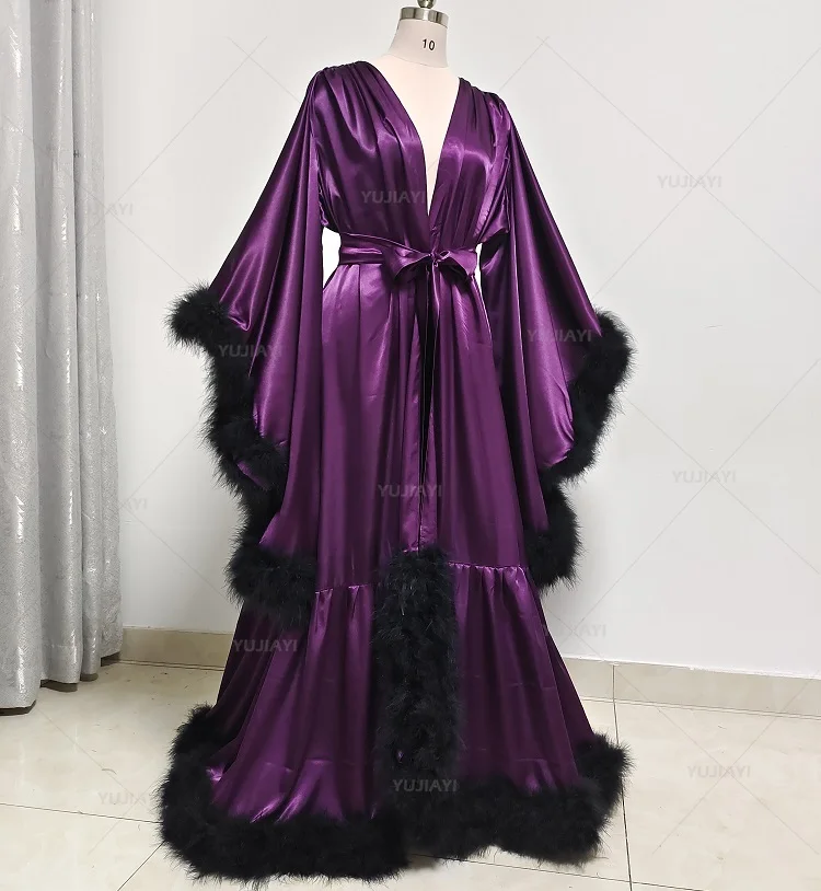Badjas Voor Vrouwen Flare Mouw - Robe Silk Women recensie en prijs