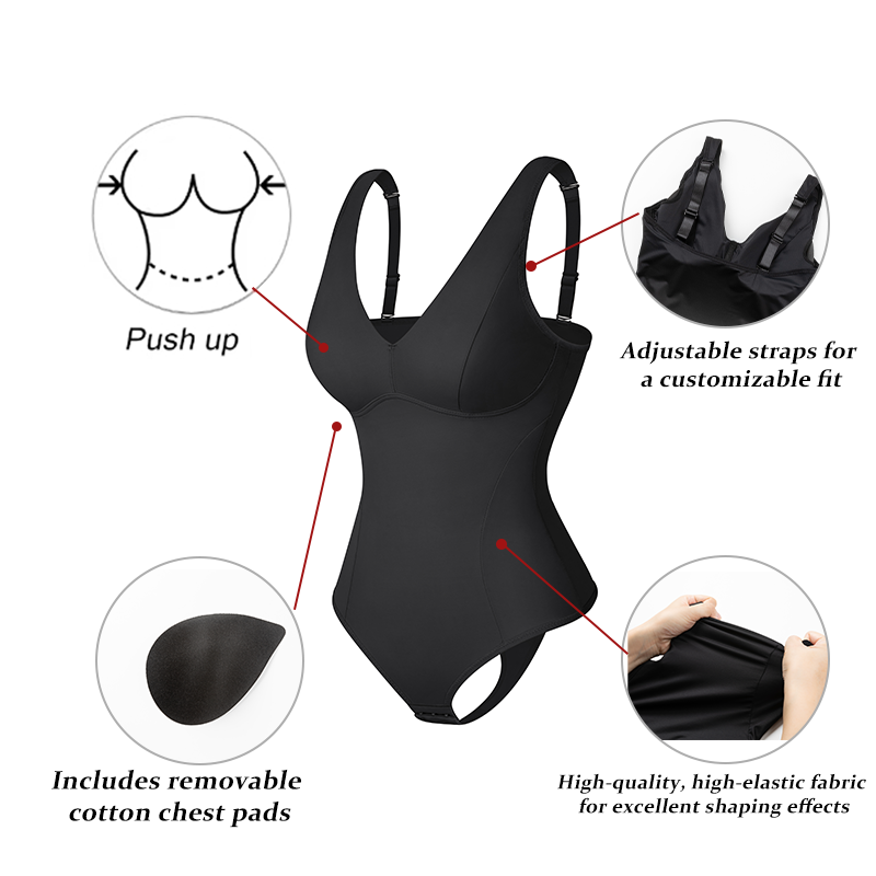 Vrouwen sexy v-hals corset ing - Shapewear Bodysuit Firm recensie en prijs