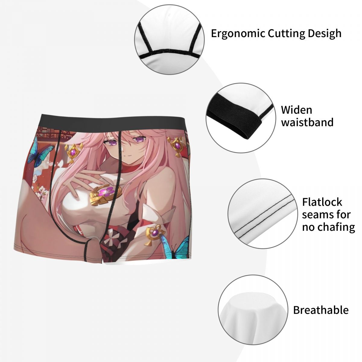 Genshin Impact Yae Miko Boxers - Boyshort Underwear recensie en prijs