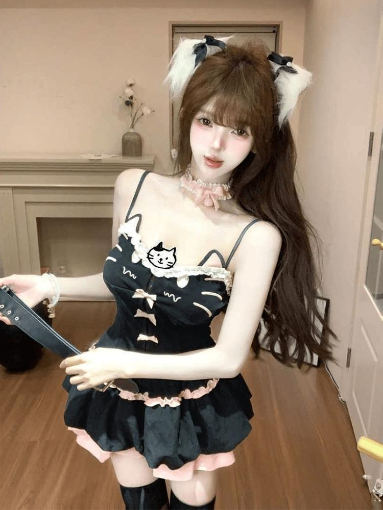 Zomer Kawaii Schattig Cartoon  - Cami Top Lace recensie en prijs