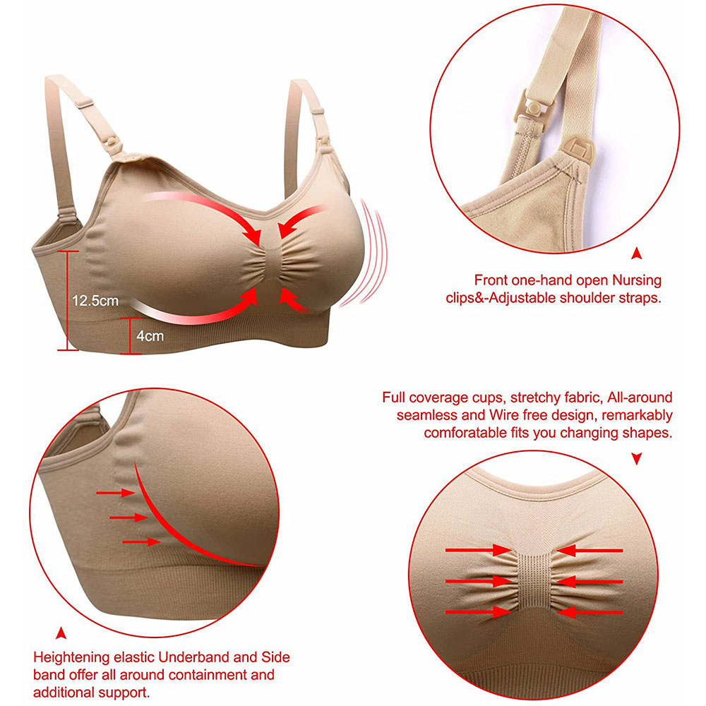 Draadloze voedingskleding Kato - Nursing Bra Sleep recensie en prijs