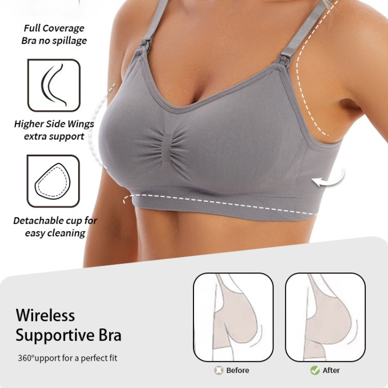 Draadloze voedingskleding Kato - Nursing Bra Sleep recensie en prijs