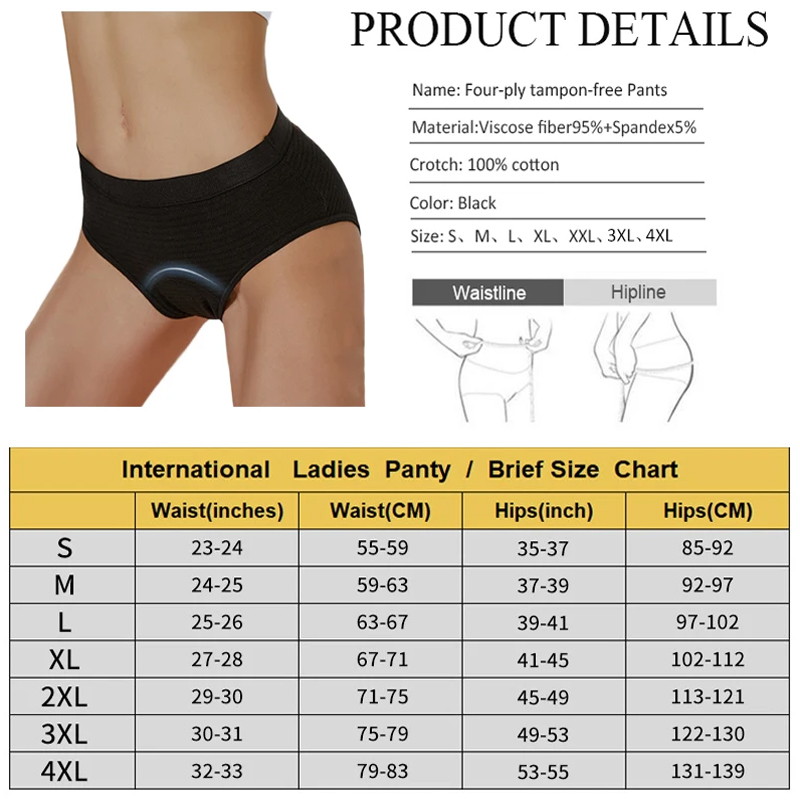 2Pc Heavy Flow Puur Katoen Men - Period Panty Absorbent recensie en prijs