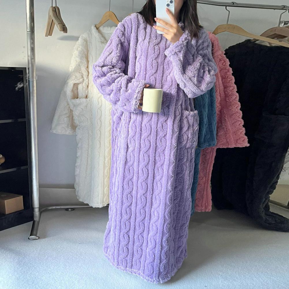 Jacquard Fluwelen Nachthemd Da - Robe Silk Women recensie en prijs
