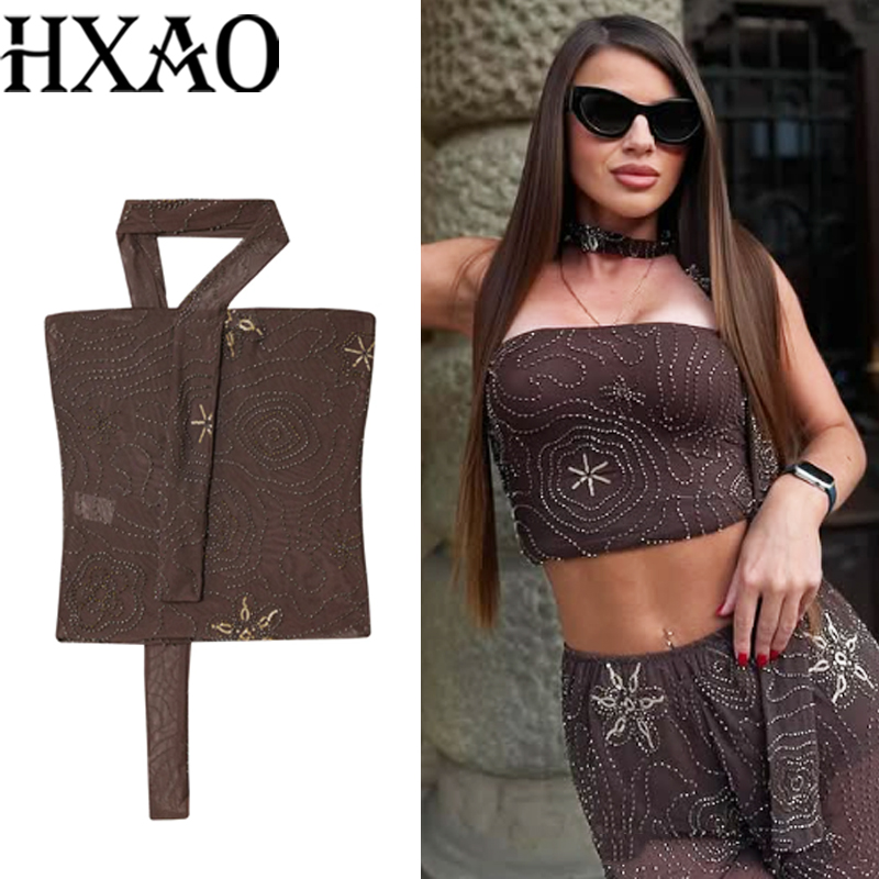 HXAO Corset Crop Tops Voor Vro - Strapless Bra Backless recensie en prijs