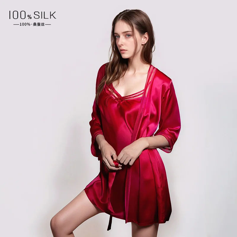 19MM 100% Moerbei Zijde Robe G - Robe Silk Women recensie en prijs