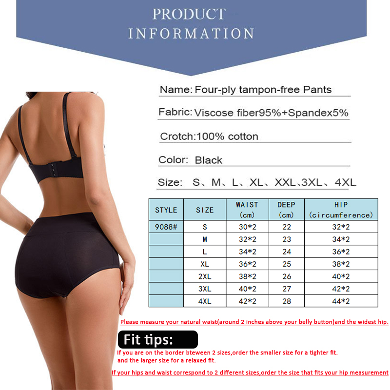 4-laags absorberend lekvrij me - Period Panty Absorbent recensie en prijs