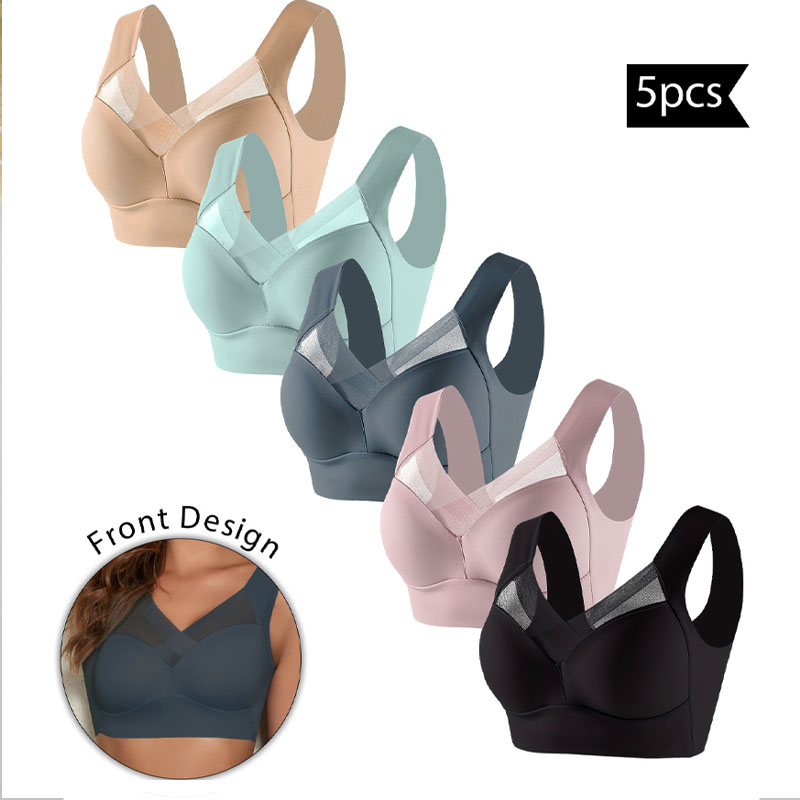 5PCS Vrouwen Sportbeha's Volle - Bralette Wireless Soft recensie en prijs
