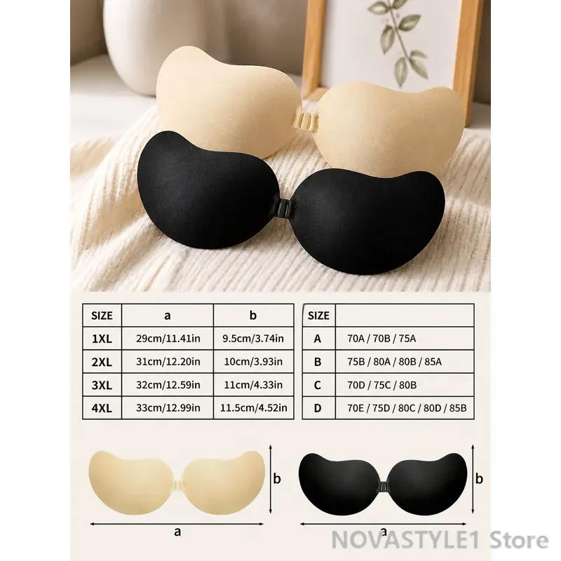 2 paar ademende onzichtbare bh - Strapless Bra Backless recensie en prijs